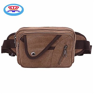 Платнена чанта за кръста с регулируеми презрамки