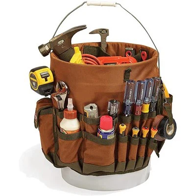 Органайзер за инструменти Bucket в кафяво