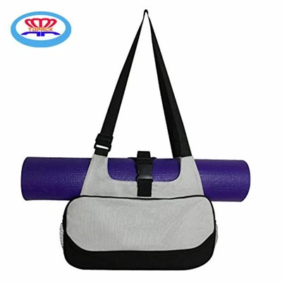 Дамска чанта за фитнес с презрамки за постелка за йога